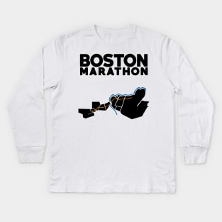 Boston Marathon Kids Long Sleeve T-Shirt